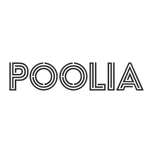 Small Poolia x Zmash logo grey